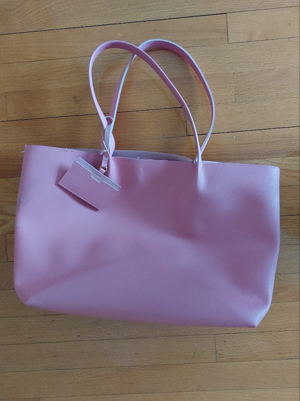 Indigo Pink Tote Bag with Cardholder